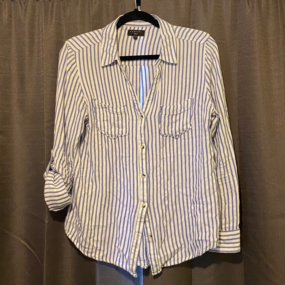 Tinsel | loose fit button down